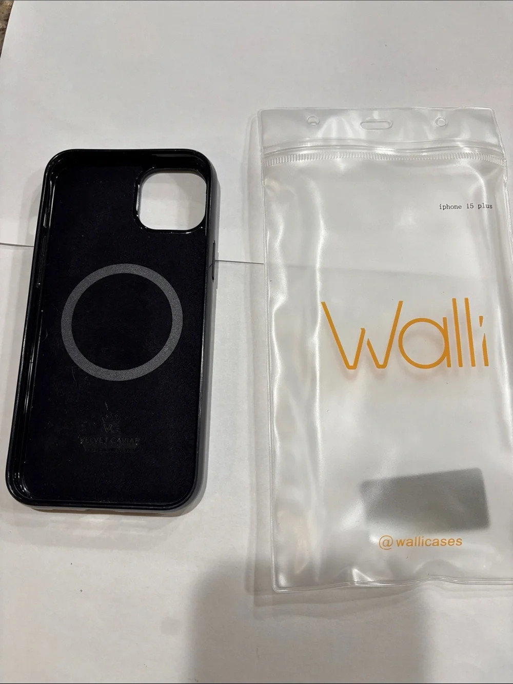Walli Leopard Print Black iPhone 15 Plus Case